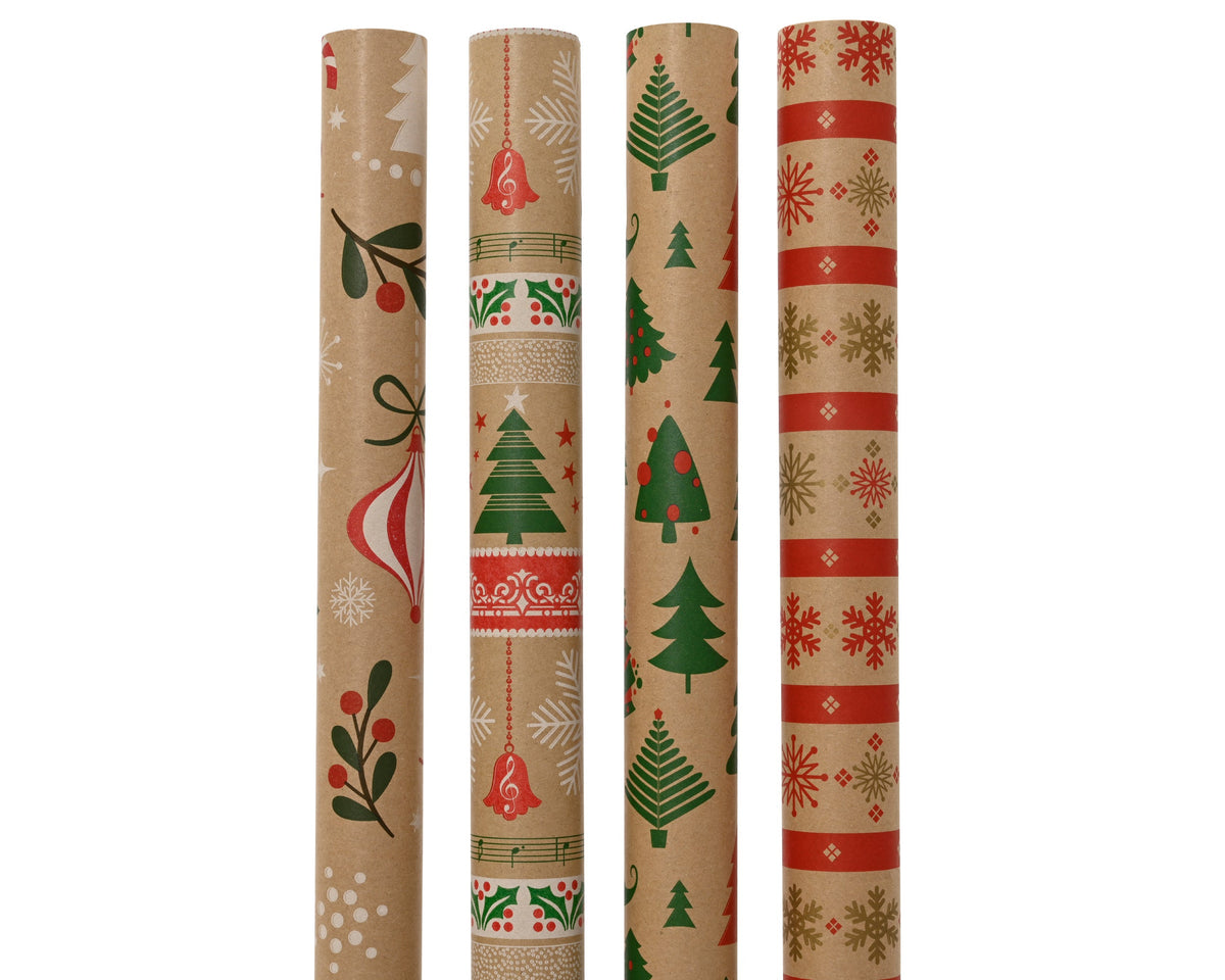 inpakpapier papier 4ass fsc mix credit assortie l.200cm x w.70cm x h.0.01cm