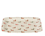decobord pp rectangle poodle pattern multi l.29cm x w.41cm x h.2.2cm