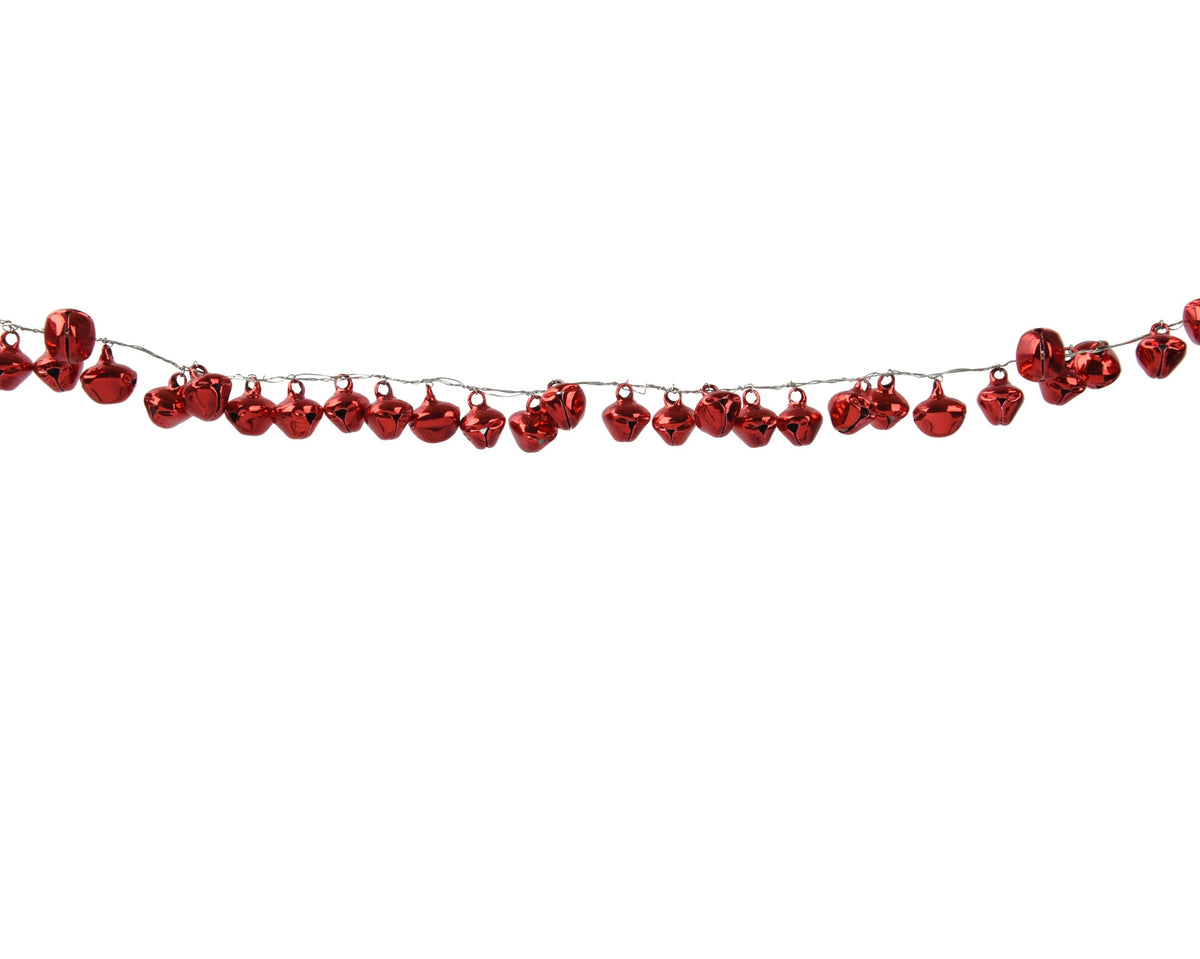 slinger ijzer mini bells rood l.120cm x w.2cm x h.2cm
