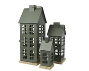 lantaarn ijzer dennengroen l.16cm