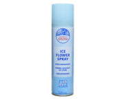 ijsbloemspray metaal ice wit d.4.4cm x h.17.8cm