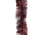 lametta guirlande pet shiny ossenbloed d.7cm x h.270cm