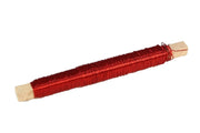 hobby floral wire 50g red