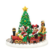 mickey's holiday express - disney village by d56