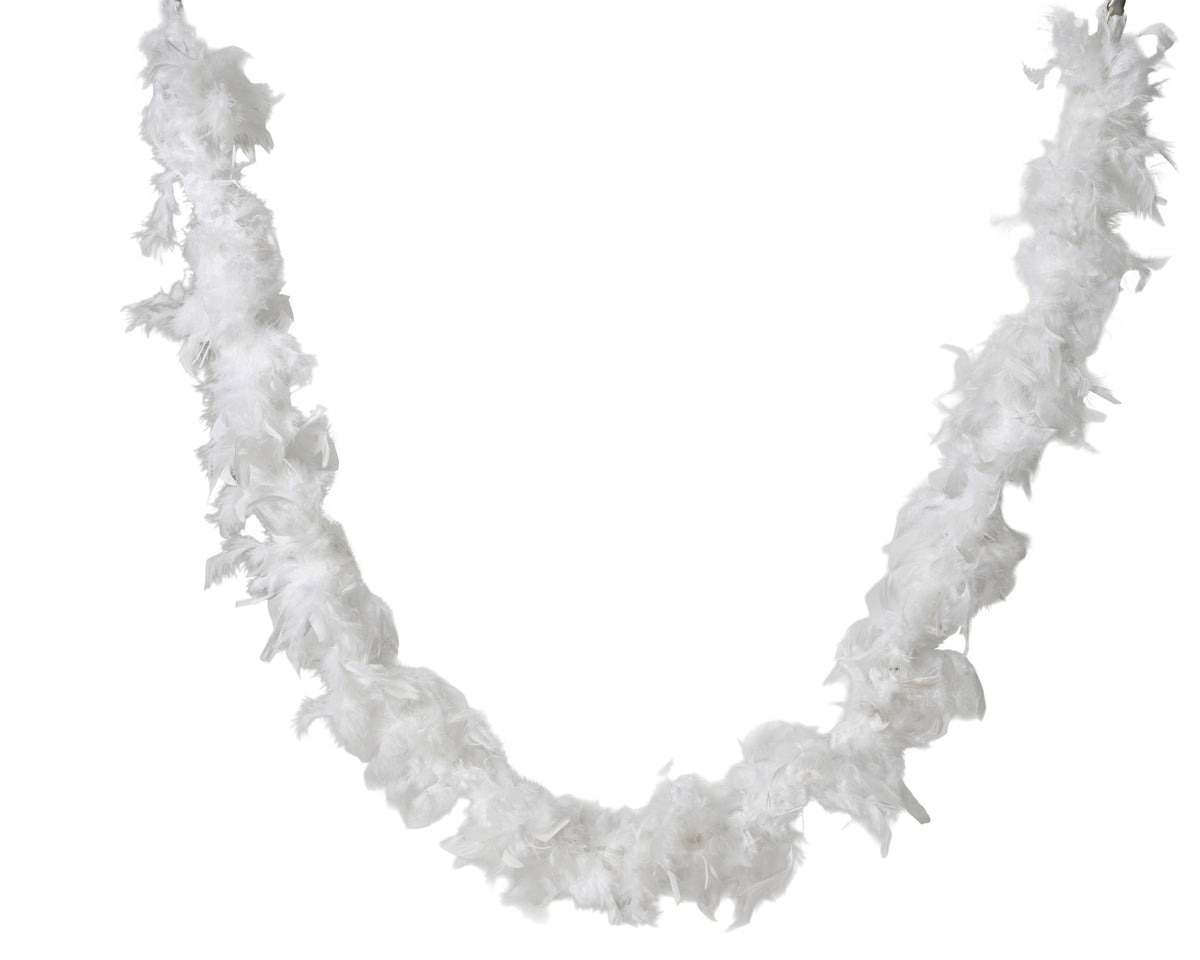 boa veer fluffy wit l.10cm x w.10cm x h.184cm