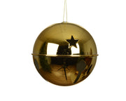 klok polystyreen shiny goud d.10cm