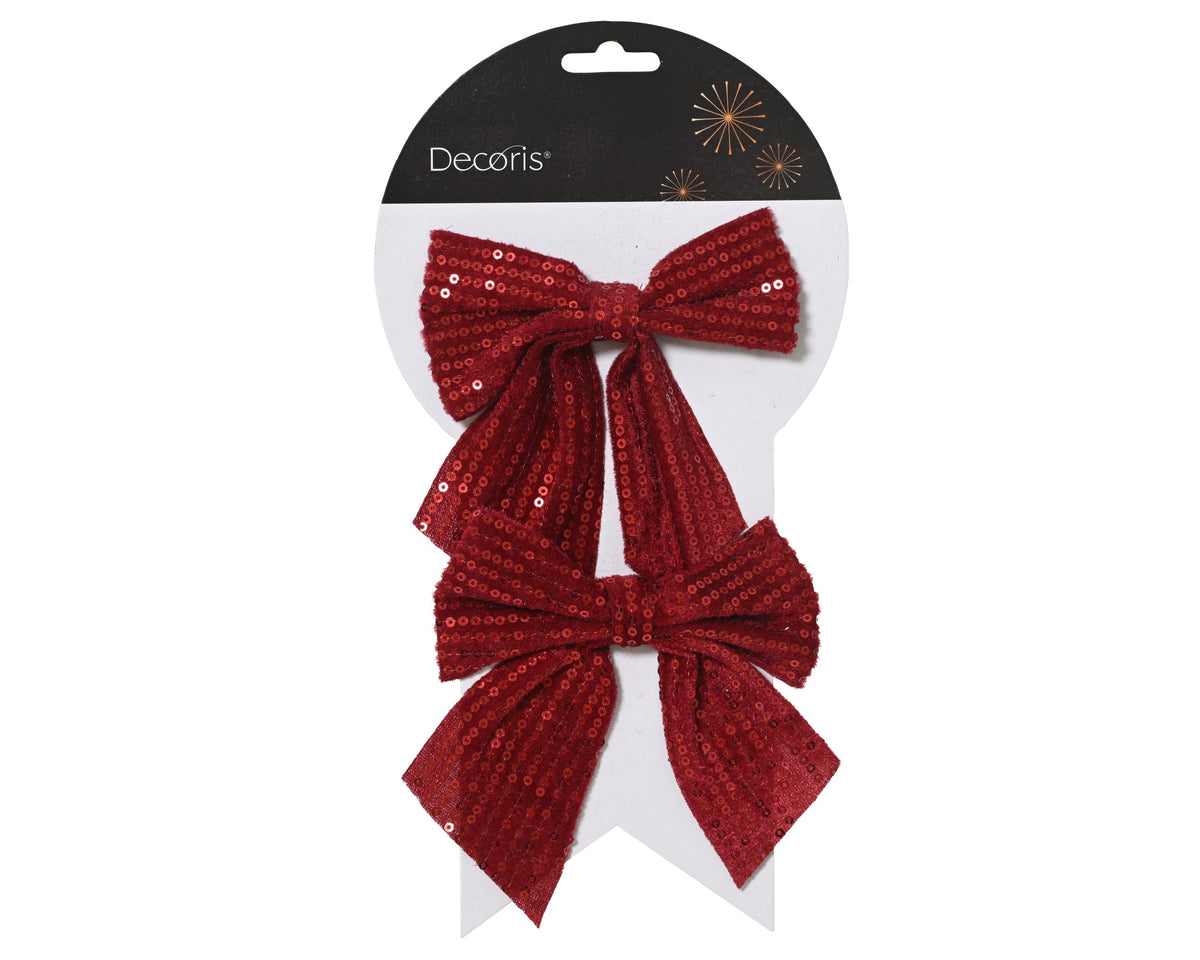 strik polyester w sequins ossenbloed l.1cm x w.12cm x h.13cm