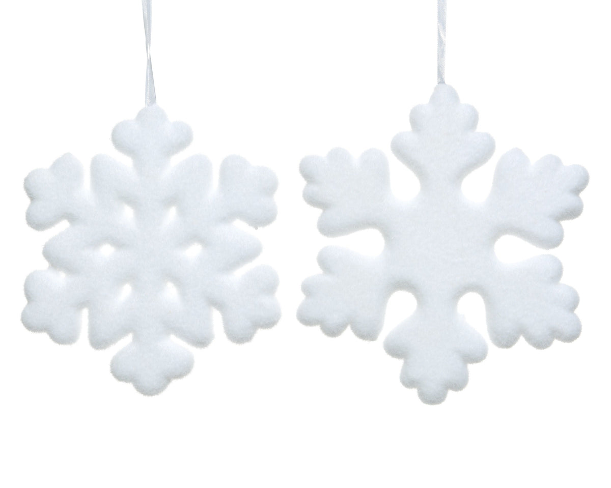 sneeuwvlok foam snowflake fibre 2ass wit l.2cm x w.42cm x h.42cm