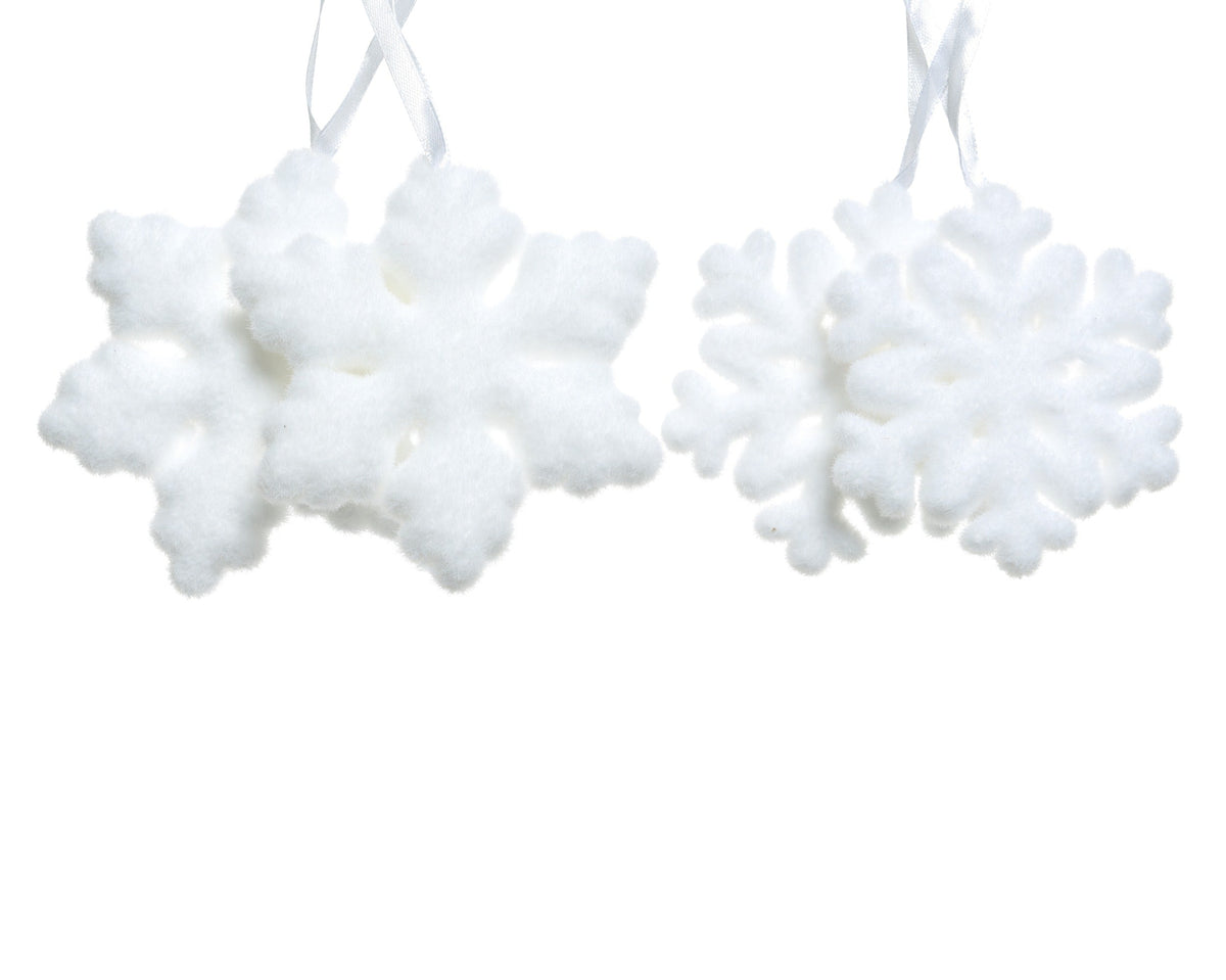 sneeuwvlok foam snowflake fibre 2ass wit l.1.6cm x w.11cm x h.11cm