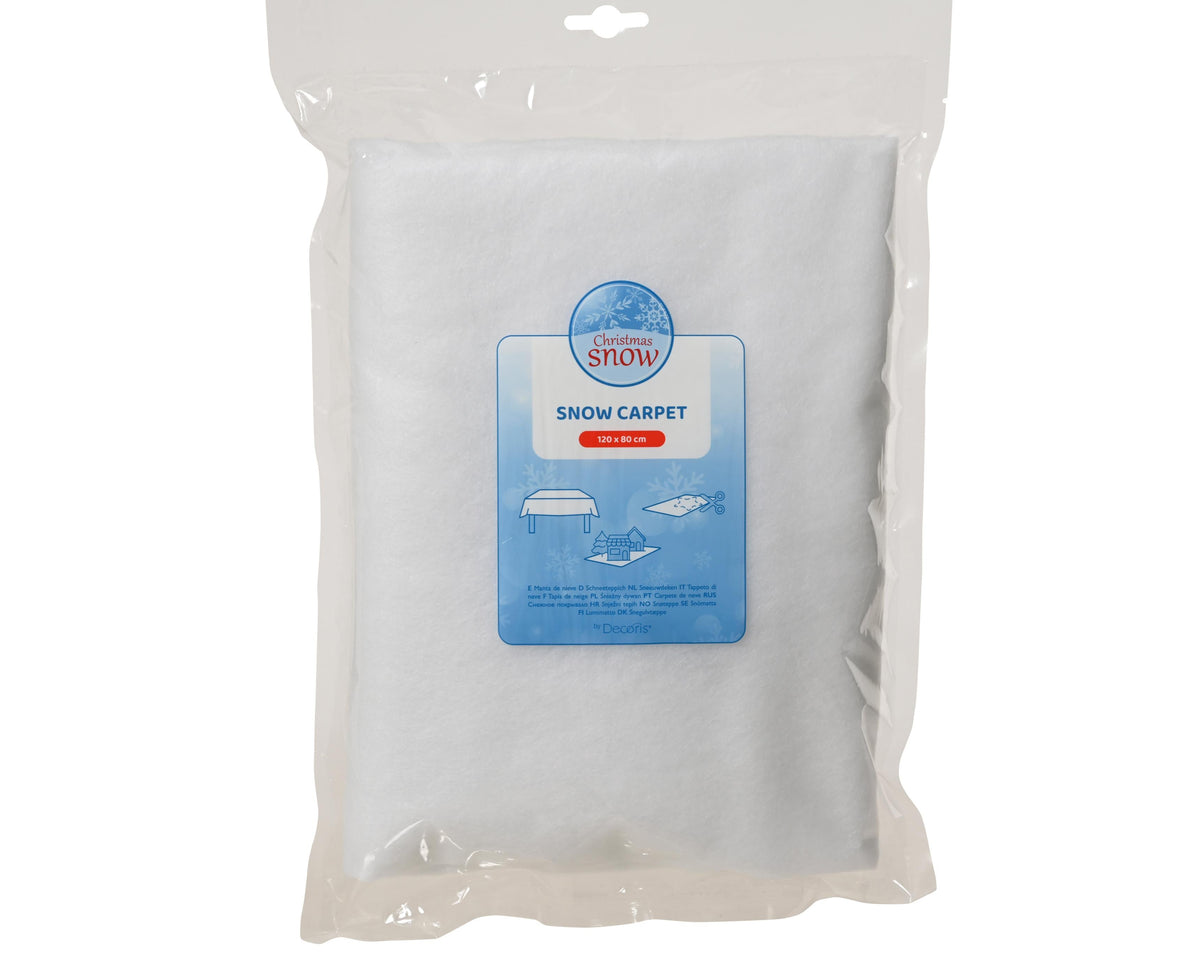 sneeuwdeken polyester wit l.120cm w.80cm