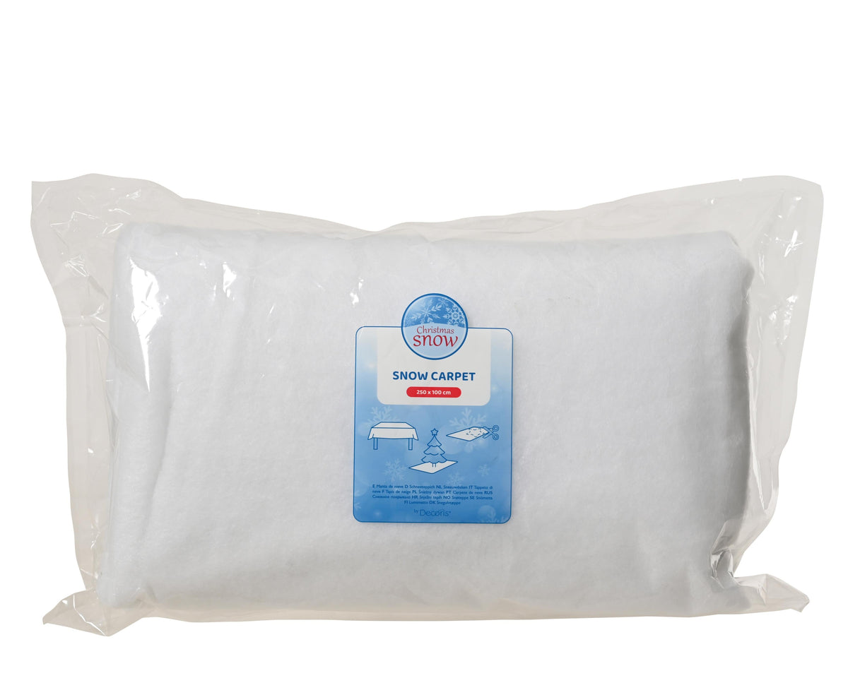 sneeuwdeken polyester wit l.250cm w.100cm