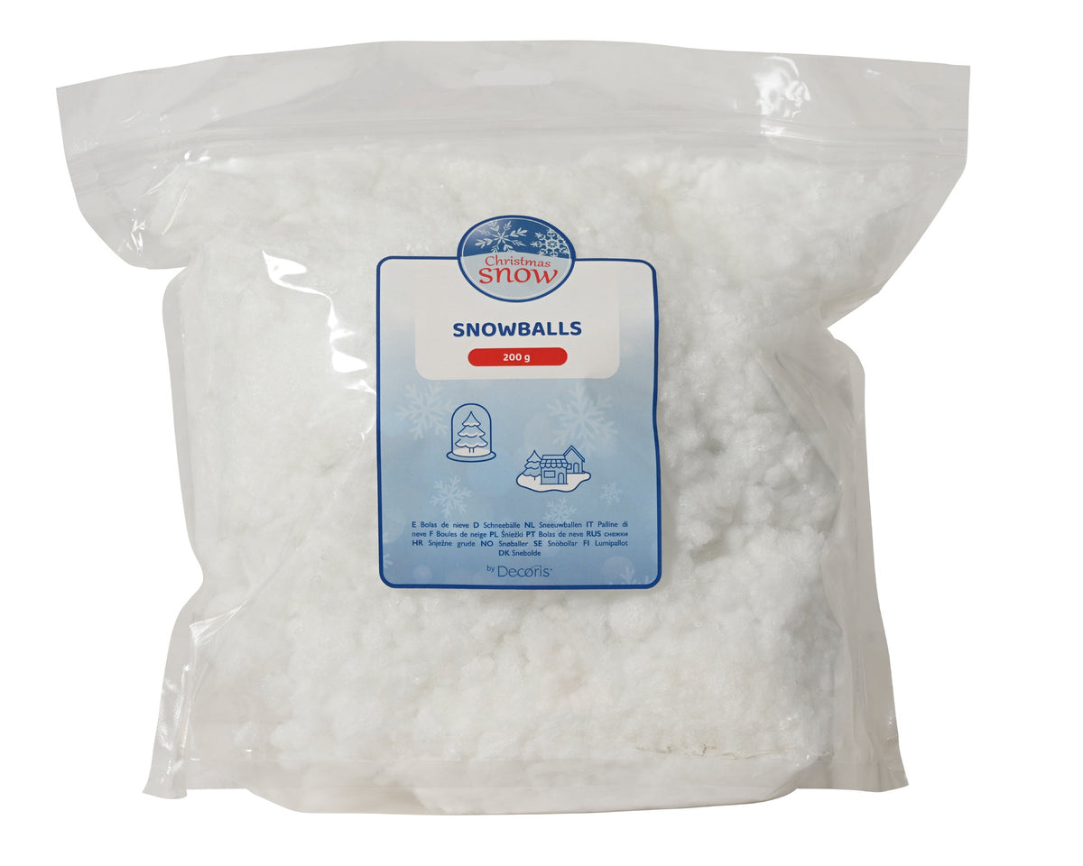 sneeuw polyester wit l.40cm x w.35cm x h.7cm