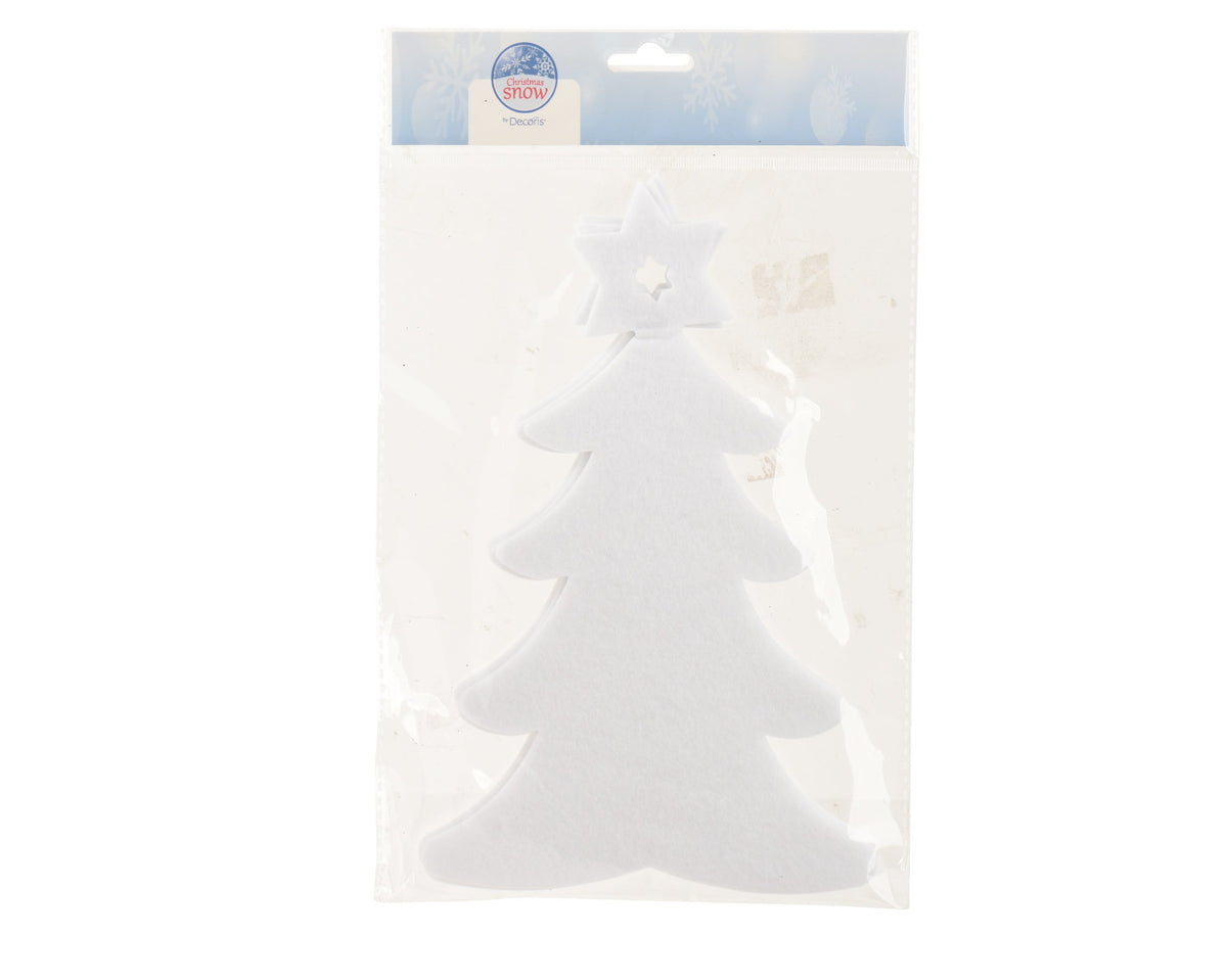 figuur polyester tree wit l.10cm x w.25cm x h.0.1cm