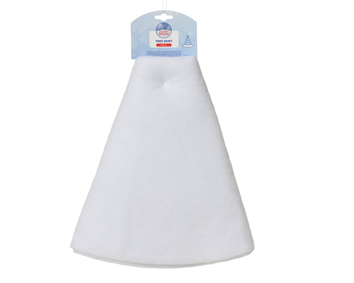 boomrok polyester wit d.100cm x h.1.5cm