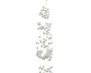 sneeuwslinger polyester snowballs wit l.4cm x w.135cm x h.4cm