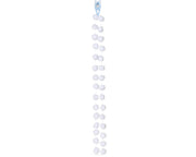 sneeuwslinger polyester wit d.4cm x h.180cm