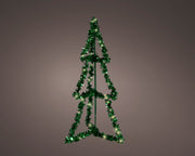 micro led boom pvc steady binnen groen/warm wit l.27cm x w.27cm x h.58cm