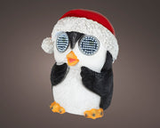 led pinguïn polyresin steady buiten assortie/koel wit l.10cm x w.11.5cm x h.13.5cm
