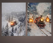 led canvas pvc flashing effect binnen 2ass assorted/warm white/koel wit l.1.5cm x w.28cm x h.38cm