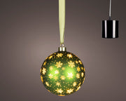 micro led bal steady binnen groen/warm wit d.14cm
