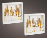 micro led scenery triplex steady bo binnen 2ass fsc 100% wit/warm wit l.4.5cm x w.25cm x h.25cm