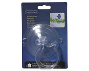 zuignap plastic buiten transparant d.8.5cm