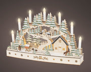 led scenery triplex steady binnen kleuren/warm wit l.9.5cm x w.44.5cm x h.30cm