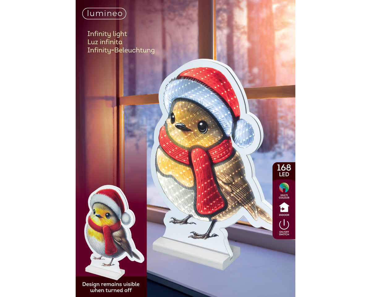 led infinity lights pet steady l.1.3cm w.27cm h.37cm