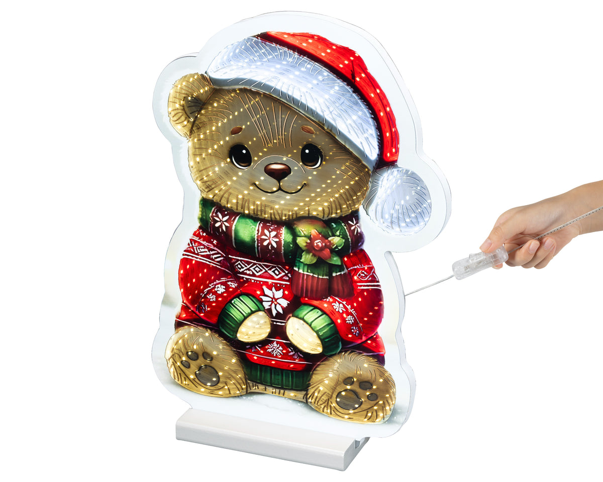 led infinity lights pet steady l.1.3cm w.25.5cm h.36cm
