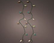 led vintage lights 8 functie twinkel effect buiten groen/soft gold/smaragd/groen/bruin 120 led l.1190cm