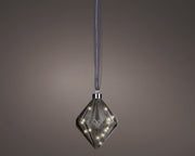 micro led diamant sparkle effect binnen anthracite/warm wit d.16cm x h.20cm