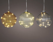 micro led bal steady binnen 3col ass assortie/warm wit d.14cm