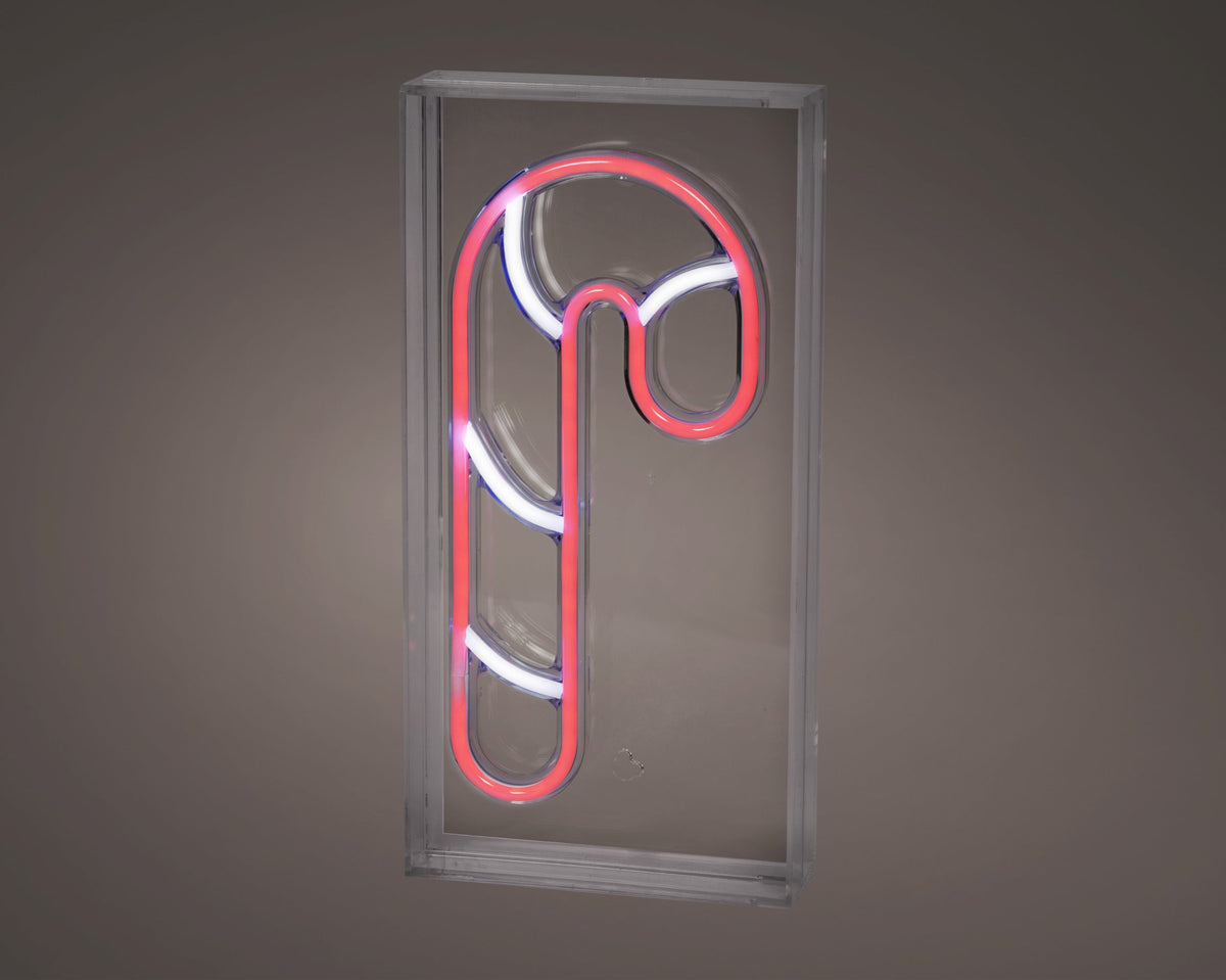 led neon usb plastic candycane steady binnen multi l.4.7cm x w.15cm x h.30cm