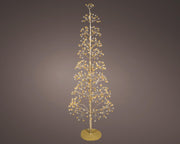 micro led boom ijzer flashing effect buiten goud/warm wit/klassiek warm d.55cm h.150cm