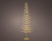 micro led boom ijzer 2 functie twinkel effect buiten goud/warm wit/klassiek warm d.90cm h.270cm