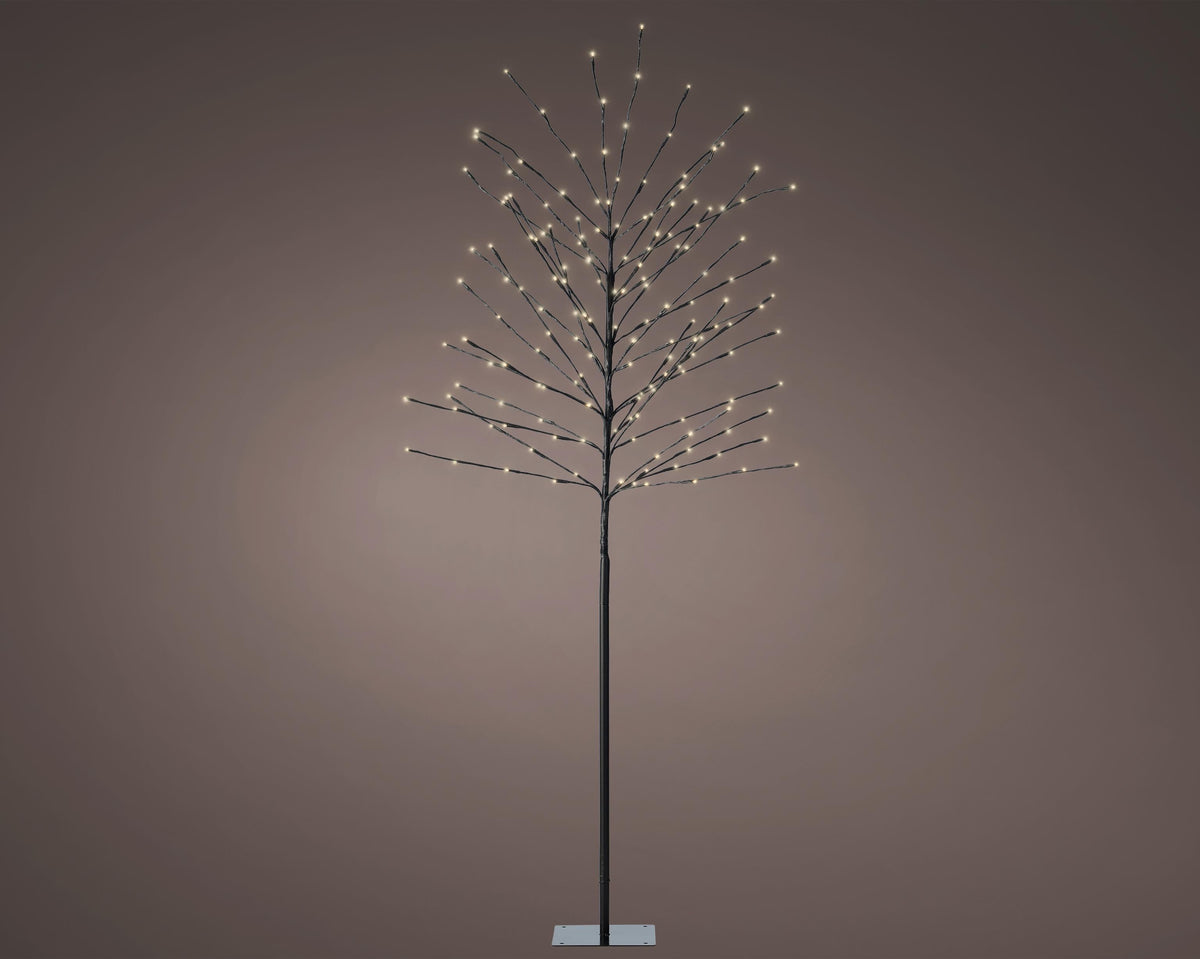 led boom ijzer steady buiten zwart/warm wit d.90cm h.180cm