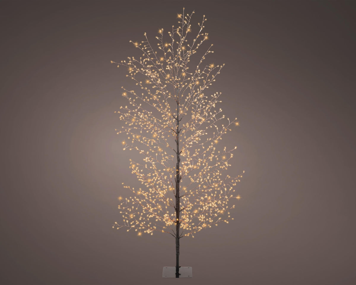 micro led boom ijzer steady buiten zwart/warm wit/klassiek warm d.70cm h.150cm