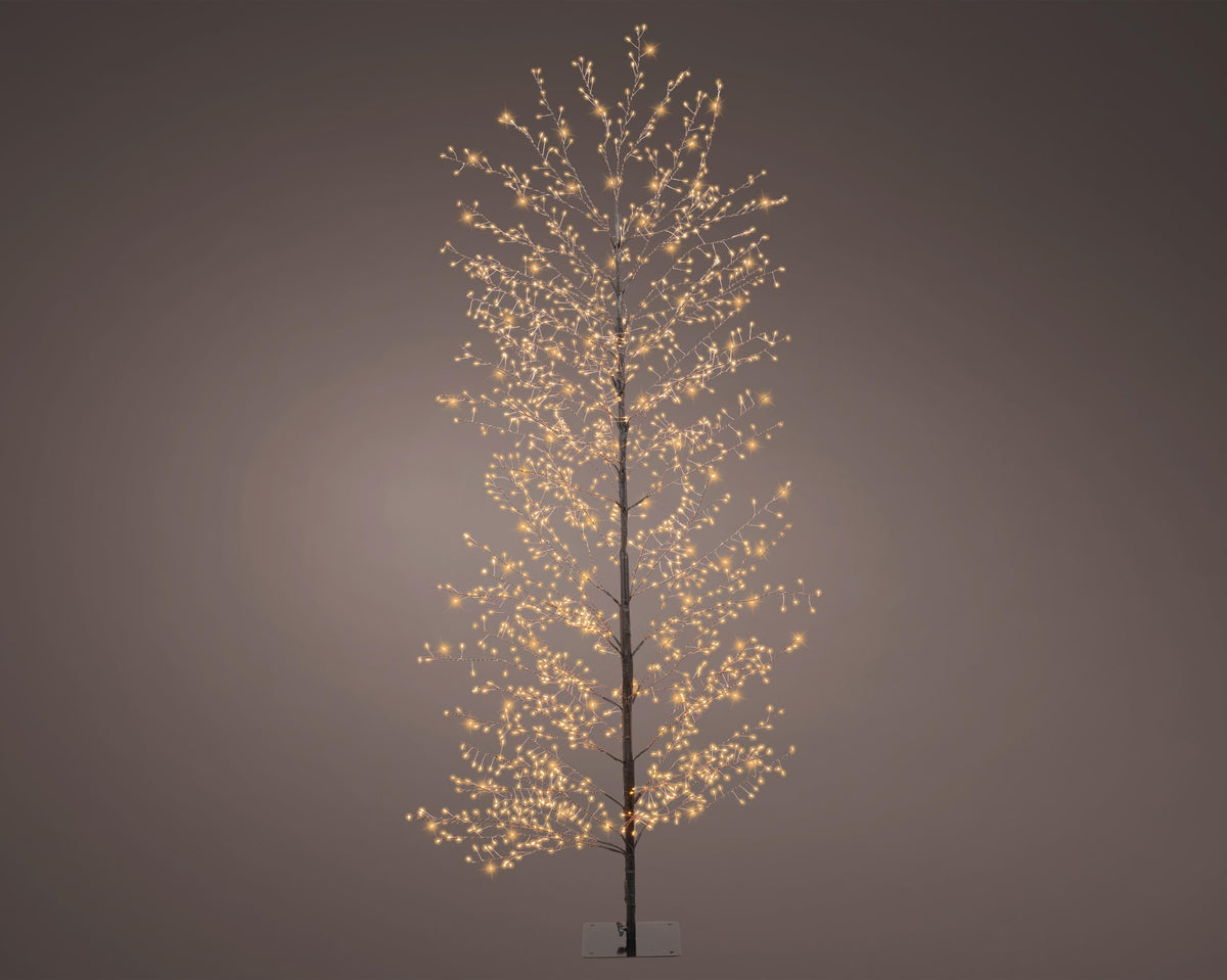 micro led boom ijzer steady buiten zwart/warm wit/klassiek warm d.80cm h.180cm