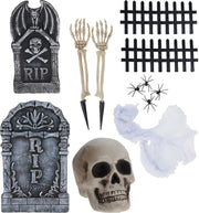 begraafplaats decoratieset