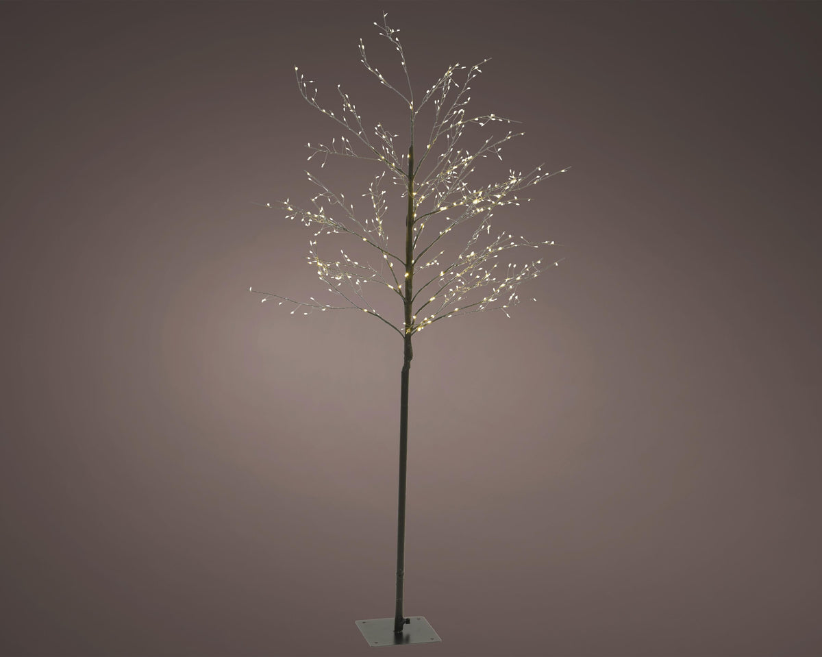 micro led boom pvc steady buiten zwart/warm wit d.70cm h.180cm