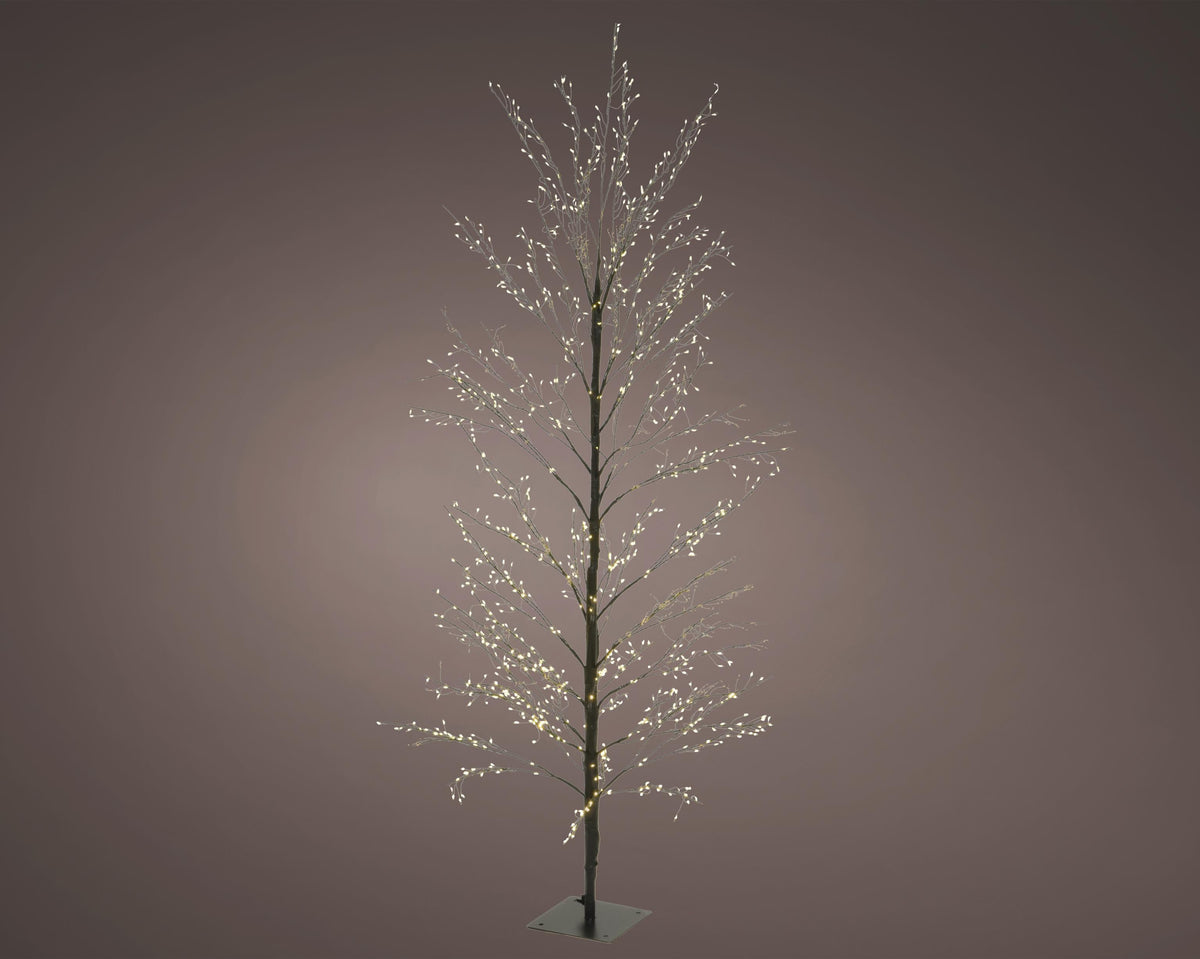 micro led boom pvc steady buiten zwart/warm wit d.70cm h.150cm