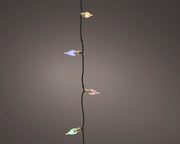 led vintage lights 8 functie twinkel effect buiten groen/multi 120 led l.1190cm