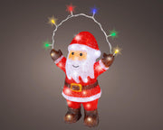 led kerstman acryl flashing effect buiten l.14cm w.29cm h.46cm