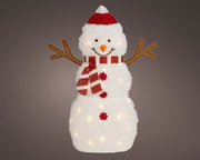 led sneeuwpop stof steady buiten kleuren/warm wit l.18cm x w.61cm x h.82cm