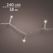 led basic lights steady buiten transparant/warm wit 240 led l.1800cm
