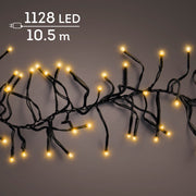 led cluster lights steady buiten zwart/klassiek warm 1128 led l.1050cm