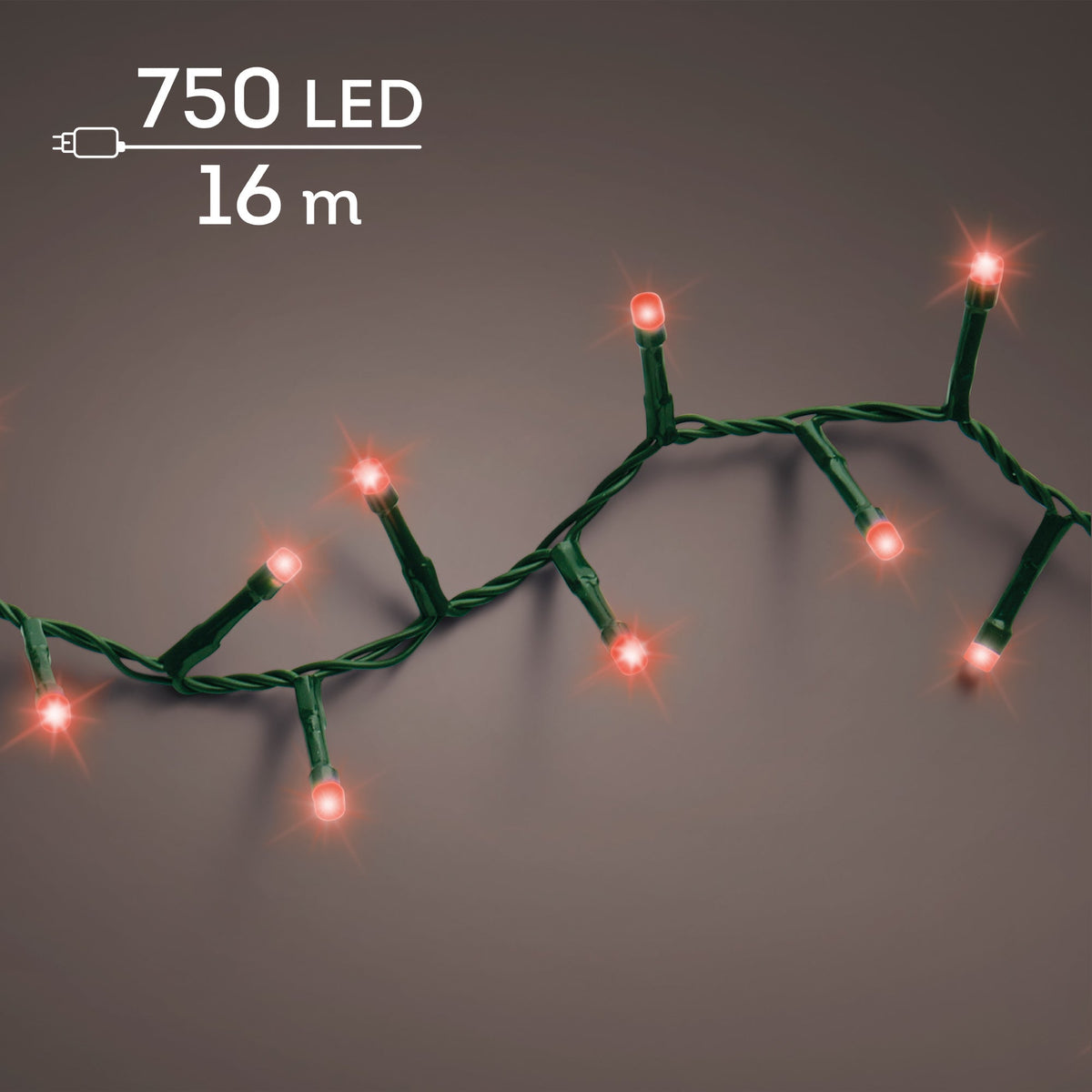 led compact lights 8 functie twinkel effect buiten groen/rood 750 led l.1600cm