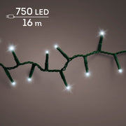 led compact lights 8 functie twinkel effect buiten groen/koel wit 750 led l.1600cm
