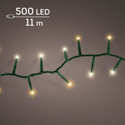 led compact lights steady buiten groen/warm wit/klassiek warm 500 led l.1100cm