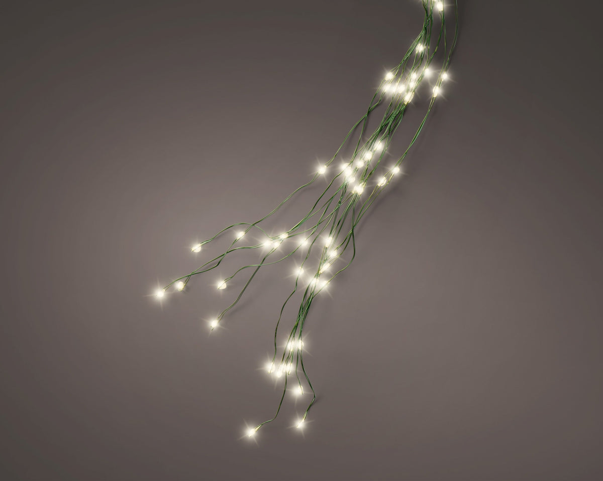 micro led boom bunch steady buiten groen/warm wit 832 led l.240cm